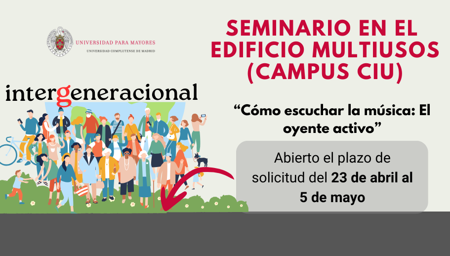 Nuevo seminario Intergeneracional (Pulsa aquí para más información)